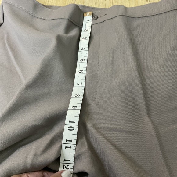Vintage BendOver Women’s Sz 18 Taupe Solid Dress Pants Proportioned Short New - Picture 7 of 8